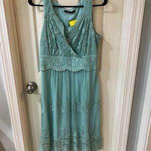 Mint lace dress